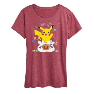 Women's - Pokémon - Gotta Eat Em All Short Sleeve Graphic T-Shirt - 1 of 4