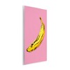 Stupell Industries Banana Pink Pop Tropical Fun Minimal Fruit Wall Plaque Art, 10" x 15" - 2 of 4