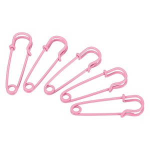 Unique Bargains Metal Blankets Crafts Brooch Making Home Sewing Large Safety Pins 24 Pcs - 1 of 4