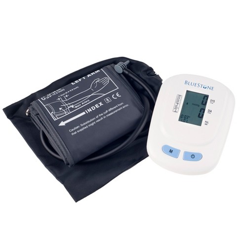 Fleming Supply Digital Blood Pressure Upper Arm Cuff With LCD Display for  Monitoring Hypertension - Black