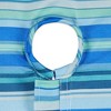 Design Imports  Blue Ocean Stripe Print Outdoor Tablecloth With Zipper 60X84 - 3 of 4