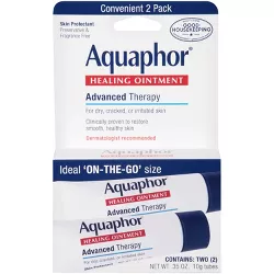 Aquaphor Healing Ointment On The Go For Dry & Cracked Skin - 2ct/0.35oz