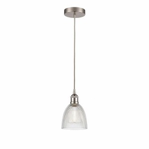Castile - 1 Light Cord Hung Mini Pendant In Industrial Style-9.75 Inches Tall and 6 Inches Wide - 1 of 1