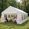 Outdoor Gazebo, Large Event Shelter with 6 Removable Sidewalls Windows, for Parties, Camping, Events, Beach BBQ and Garden - 2 of 4