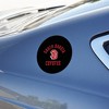 South Dakota Coyote Automotive Car Refrigerator Locker Vinyl Circle Magnet - 3 of 4