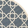 Courtyard CY6032 UV & Stain Resistant Non-Shedding Power Loomed Indoor/Outdoor Rugs - Safavieh - 4 of 4