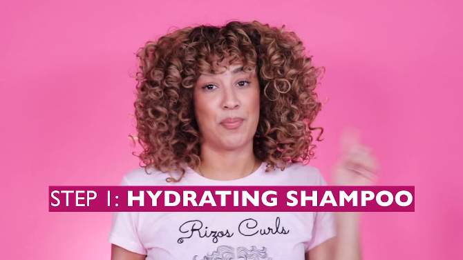 Rizos Curls Hydrating Shampoo - 10 fl oz, 2 of 6, play video