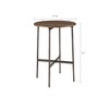 Anybear Light Brown Round Bar Table - 3 of 3