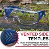 Bison Life Diamont Kids Safety Glasses, Clear Lens & Color Temple Variety, Anti-Scratch, Fit Over Glasses -  6 Pack - 4 of 4