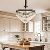 Artloge Vintage Clear Crystal Chandeliers Dinning Room Hallway Ceiling Pendant Fixture - 3 of 4