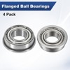Unique Bargains Chrome Steel Durable Multipurpose Use Flanged Ball Bearing - 4 of 4