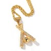 Gold Baseball Necklaces for Men Baseball Bat Cross Necklace Baseball Chain Pendant for Men Women Sports Hiphop Necklace Sport Lovers Jewelry Gifts - 3 of 4