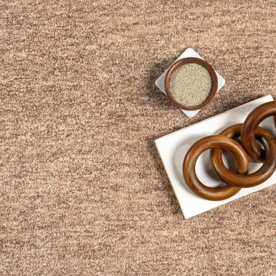 Tan Handmade Wool Non-slip Runner Rug 2' 6" x 8'