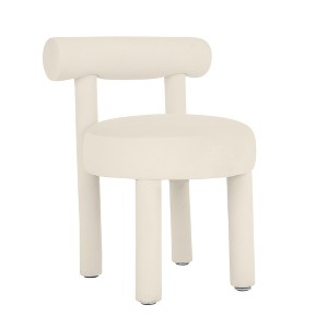 TOV Furniture Carmel Velvet Dining Chair Cream - 1 of 4