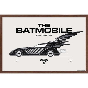 Trends International DC Comics Batman: 85th Anniversary - The Batmobile 1995 Framed Wall Poster Prints - 1 of 4