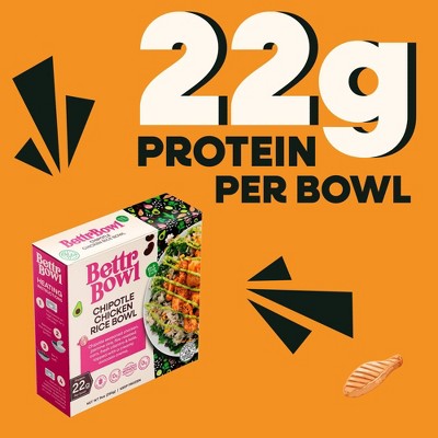 Bettr Bowl Frozen Chipotle Chicken Rice Bowl - 9oz