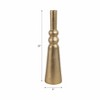 Decorative Vase - Metal Aluminum Sculptural Neck Design - Gold Metallic Finish - Modern Accent for Home Office Bedroom Living Room Décor - 2 of 4