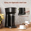 ZAFRO Coffee Maker, Mini Single Serve Coffee Maker Brewer Includes 14Oz, Thermal Travel Mug with Stainless Steel Interior, Reusable Filter, for Home - 2 of 4
