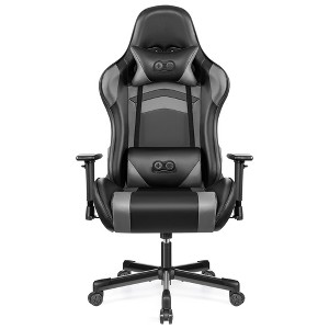 KERDOM Ergonomic Computer Gamer Chair, Racing Style Swivel Office Desk Chair with Headrest and Lumbar Support, Blackorange - 1 of 1