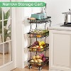 Fruit Basket Kitchen Pantry Organizers and Storage - 4 Tier Stackable Metal Wire Basket Stand - 3 of 4