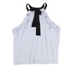 bar III Womens Ruffle Sleeveless Blouse Top, Purple, X-Large - 2 of 2