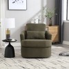 CAVINAS Upholstered Accent Chair,Comfortable Swivel Chairs with Armrest and Backrest for Bedroom,Reading Room - 2 of 4