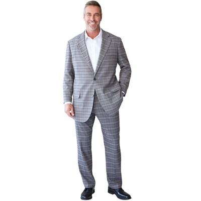 KingSize Men's Big & Tall Easy Movement Two-Button Jacket