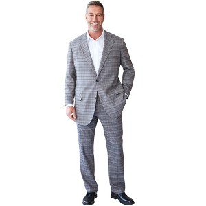 KingSize Men's Big & Tall Easy Movement Two-Button Jacket - 1 of 4
