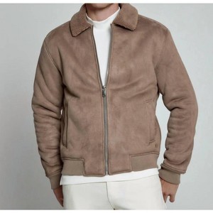 Men's Evolution faux-shearling Bomber Jacket - 7Diamonds - 1 of 3