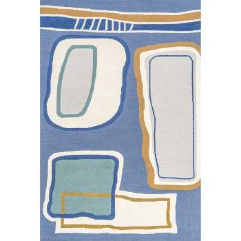 nuLOOM Terica Colorful Abstract Wool Area Rug