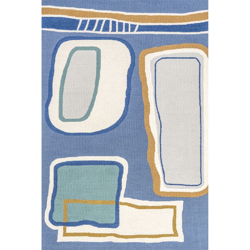 nuLOOM Terica Colorful Abstract Wool Area Rug, 1 of 11
