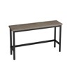 NicBex Rectangle 4-Piece Dining Set –Long Table with 3 Bar Stools, Modern Kitchen Table Set for Breakfast Nooks, or Small Dining Spaces - 3 of 4