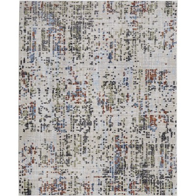 Sonora Modern Abstract Ivory/Green/Blue Area Rug