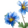 Northlight Artificial Floral Cosmos Sprays- 33" - Blue - Set of 6 - 4 of 4