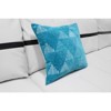 DOMETOUR 17.5" Multicolor Square Flannelette Pillow - 3 of 4