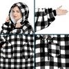 PAVILIA Wearable Blanket Hoodie Adults, Faux Shearling Cozy Oversized Hooded Sweatshirt, Warm Fleece Two Pockets - 2 of 4