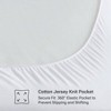 Twin Mattress Pad, Cotton Quilted Protector, Breathable Topper, Fits Up To 16, White - 4 of 4