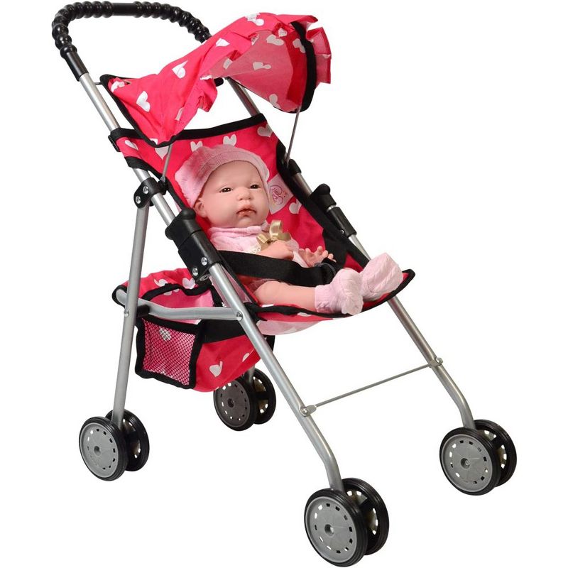 The New York Doll Collection Baby Doll Stroller - My First Toy Stroller for Kids, 5 of 8