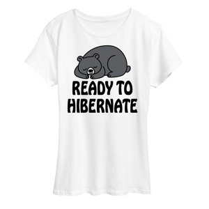 Women's - Instant Message - Ready To Hibernate Short Sleeve Graphic T-Shirt - 1 of 4