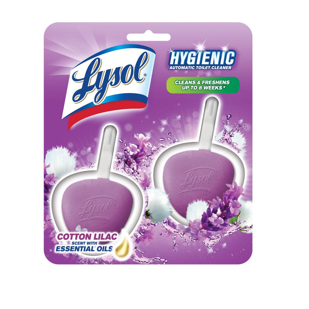 UPC 019200837224 product image for Lysol Lavender Fields No Mess Automatic Toilet Bowl Cleaner 2 ct | upcitemdb.com