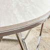 Luna Faux Stone Round Coffee Table - CK5980 - Silver - SEI - 3 of 4