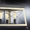 Urban Ambiance Luxury Luxe Industrial Chandelier,  12"H x 20"W,  Charcoal Finish, UHP2123 - 4 of 4