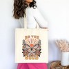 City Creek Prints Be The Good Retro Canvas Tote Bag - 15x16 - Natural - 2 of 2