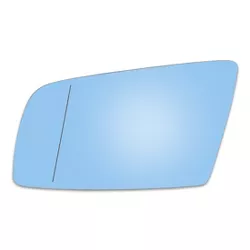 X AUTOHAUX Car Driver Left Rearview Blue Tinted Mirror Glass Heated with Backing Plate for Land Rover LR3 2005-2009 