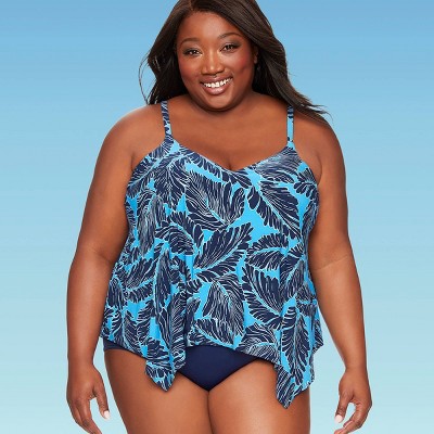 plus size slimming tankini