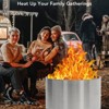 20.5Inch Smokeless Firepit, with Removable Ash Base, Stainless Steel Wood Burning Fireplace for Camping, Outside, Bonfire, Backyard and Patio - 2 of 4