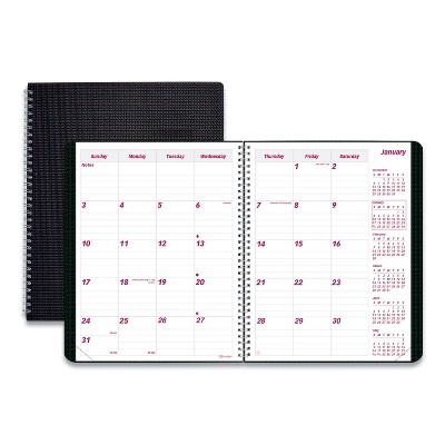 Brownline DuraFlex 14-Month Planner 8.88 x 7.13 Black 2022 CB1200VBLK