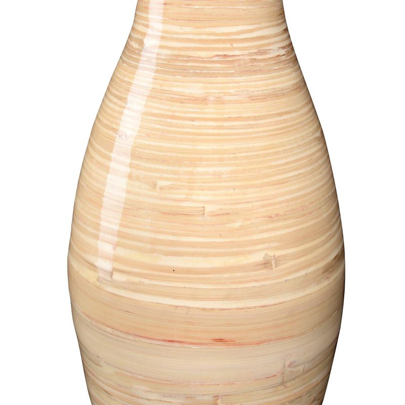 Villacera Handcrafted 20-Inch-Tall Sustainable Bamboo Floor Vase, 4 of 8
