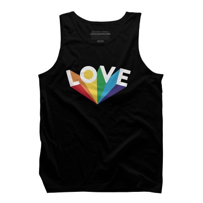 Adult Design By Humans Love Rainbow Pride By thiagocorream Tank Top