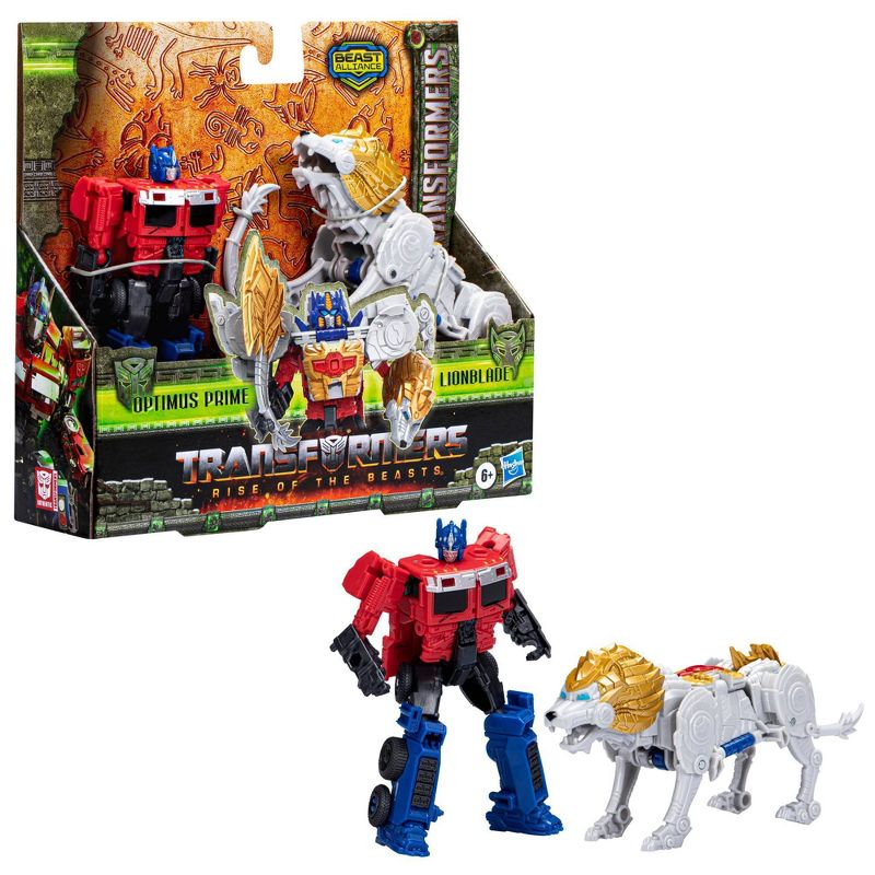 Transformers Beast Alliance Optimus Prime and Lionblade Action Figure Set - 2pk, 4 of 13
